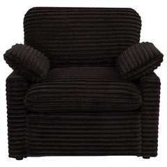 Collins Upholstered Power Recliner Chair Chocolate Brown