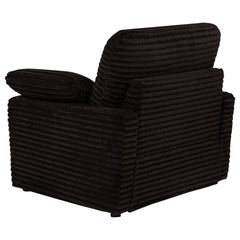 Collins Upholstered Power Recliner Chair Chocolate Brown