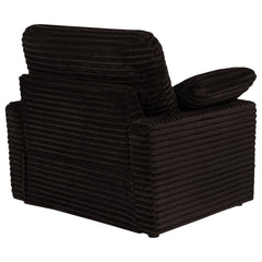 Collins Upholstered Power Recliner Chair Chocolate Brown