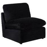 Best Furniture Outlet - Coaster - Collins Modular Armless Chair Black - 610360AC