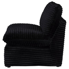 Collins Modular Armless Chair Black