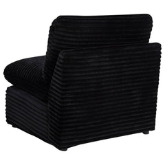 Collins Modular Armless Chair Black