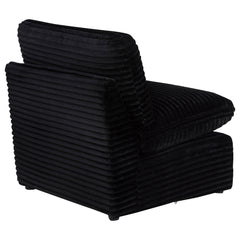 Collins Modular Armless Chair Black