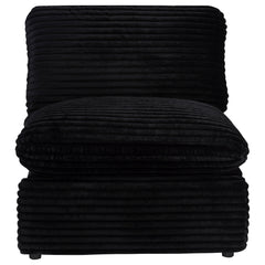 Collins Modular Power Armless Recliner Black