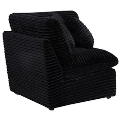 Best Furniture Outlet - Coaster - Collins Modular Corner Chair Black - 610360CRN