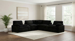 Best Furniture Outlet - Coaster - Collins 7-piece Modular Power Reclining Sectional Black - 610360P-SETA