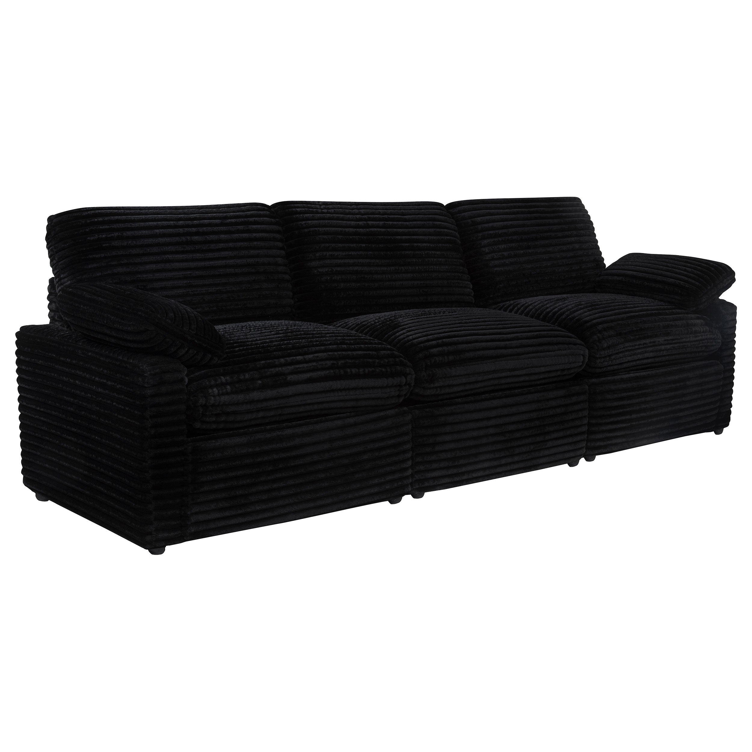 Best Furniture Outlet - Coaster - Collins Modular Power Sofa Black - 610361P