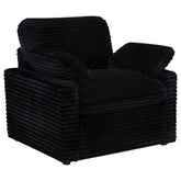 Best Furniture Outlet - Coaster - Collins Upholstered Power Recliner Chair Black - 610363P