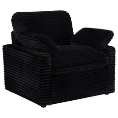 Best Furniture Outlet - Coaster - Collins Upholstered Power Recliner Chair Black - 610363P