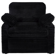 Collins Upholstered Power Recliner Chair Black