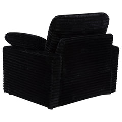 Collins Upholstered Power Recliner Chair Black