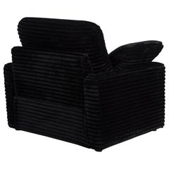 Collins Upholstered Power Recliner Chair Black