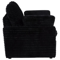 Collins Upholstered Power Recliner Chair Black