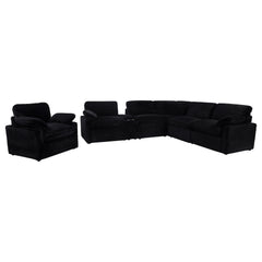 Collins Upholstered Power Recliner Chair Black