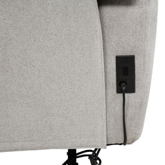 Sylmar 2-piece Chenille Power Reclining Sofa Set Dove Grey