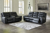 Best Furniture Outlet - Ashley Furniture - Warlin Power Reclining Sofa and Loveseat - Power Reclining Sofa and Loveseat - 61105U1