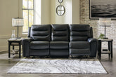 Best Furniture Outlet - Ashley Furniture - Warlin Living Room - PWR Recliner/ADJ Headrest / Black - 6110513