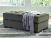 Best Furniture Outlet - Ashley Furniture - Caspian-Town Living Room - Oversized Accent Ottoman / Olive - PC6170208