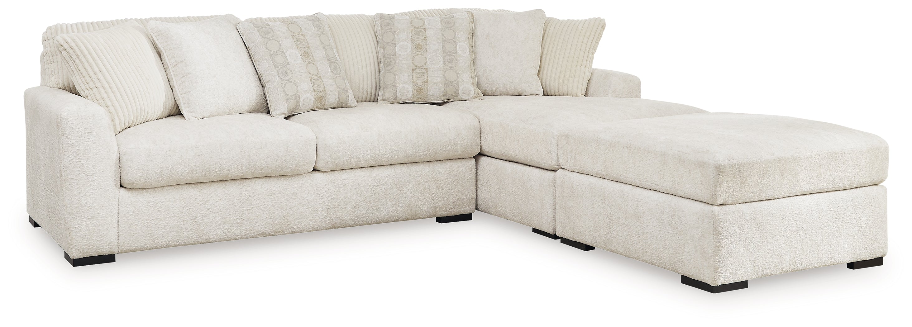 Best Furniture Outlet - Ashley Furniture - Chessington 2-Piece Sectional and Ottoman - 2-Piece Sectional and Ottoman - 61904U2
