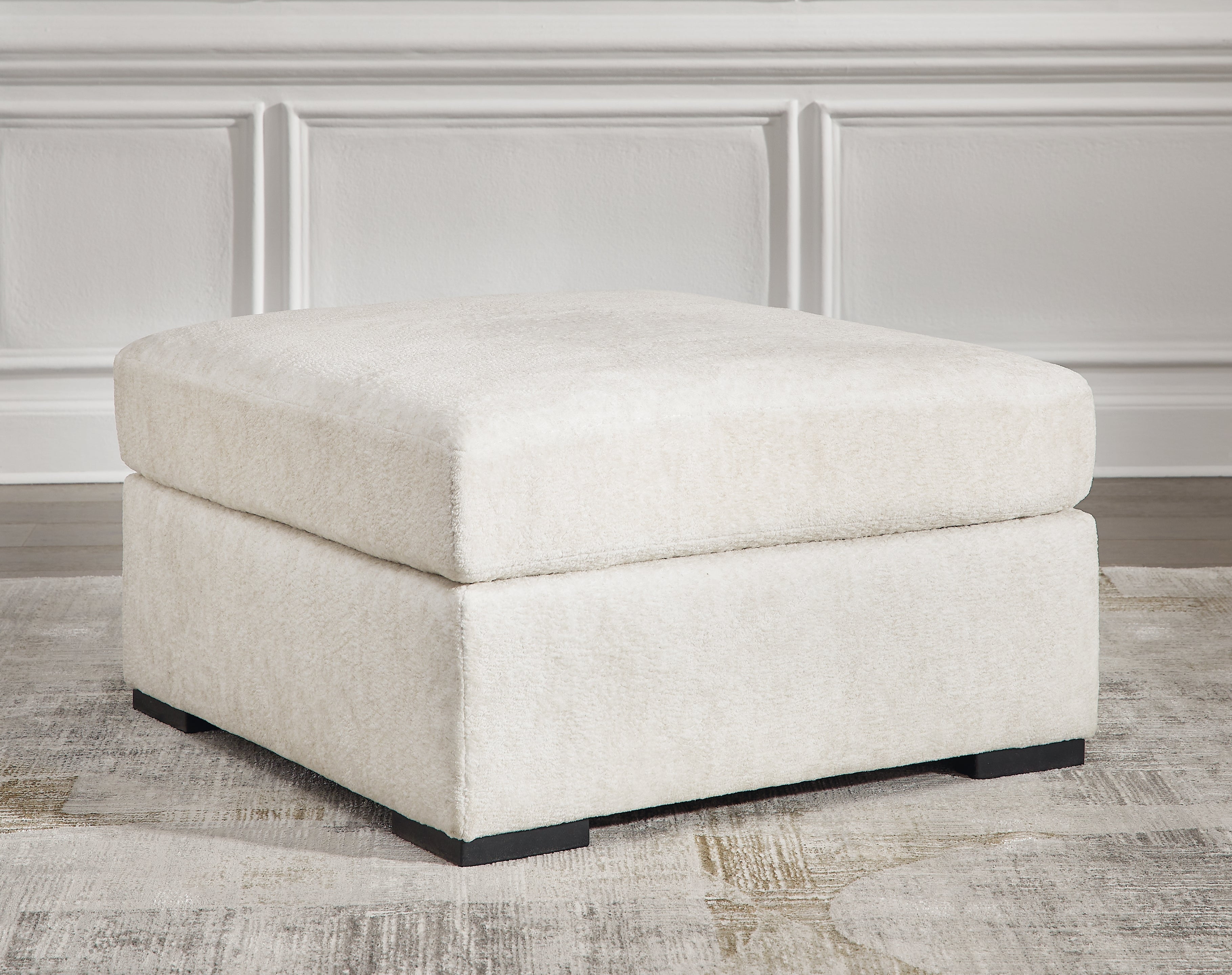 Best Furniture Outlet - Ashley Furniture - Chessington Living Room - Oversized Accent Ottoman / Ivory - 6190408