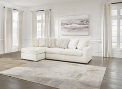 Best Furniture Outlet - Ashley Furniture - Chessington Sectional - RAF 2-Piece Sectional with Chaise / Ivory - 61904S1