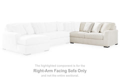 Best Furniture Outlet - Ashley Furniture - Chessington Sectional - RAF Sofa / Ivory - 6190467