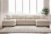 Best Furniture Outlet - Ashley Furniture - Mandi Point Sectional - RAF 3-Piece Double Chaise Sectional - 62606S7