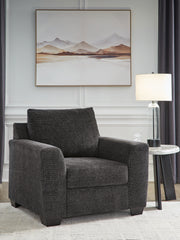 Best Furniture Outlet - Ashley Furniture - Loreo Living Room - Chair / Ebony - 6310120