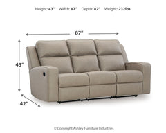 Lavenhorne Reclining Sofa, Loveseat and Recliner