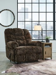 Best Furniture Outlet - Ashley Furniture - Movie Man Living Room - Zero Wall Recliner / Chocolate - 6380229