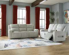 Forest Lake Power Reclining Sofa and Loveseat