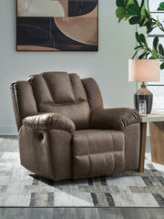 Best Furniture Outlet - Ashley Furniture - Lowilla Living Room - Rocker Recliner / Driftwood - PC6450625