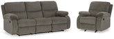 Best Furniture Outlet - Ashley Furniture - Scranto Reclining Sofa and Recliner - Reclining Sofa and Recliner - 66502U4