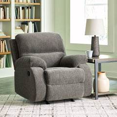 Best Furniture Outlet - Ashley Furniture - Scranto Living Room - Rocker Recliner / Brindle - 6650225