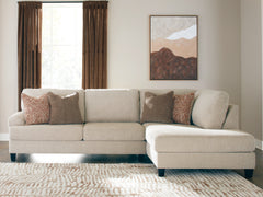Best Furniture Outlet - Ashley Furniture - Steelwater Retreat Sectional - LAF 2-Piece Sectional with Chaise / Latte - 66704S2