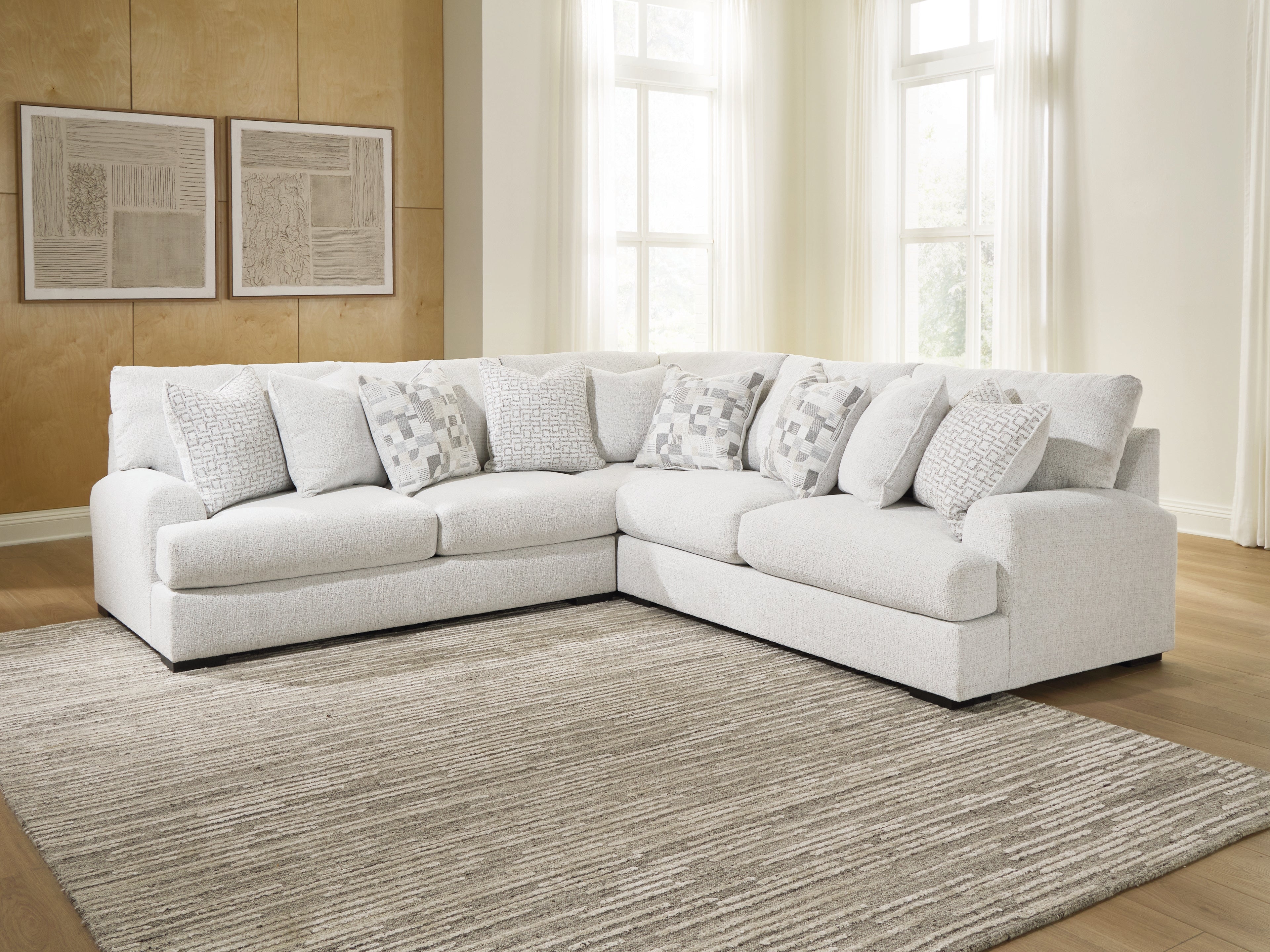 Best Furniture Outlet - Ashley Furniture - Misty-Lakes Sectional - 3-Piece Sectional - PC66906S4