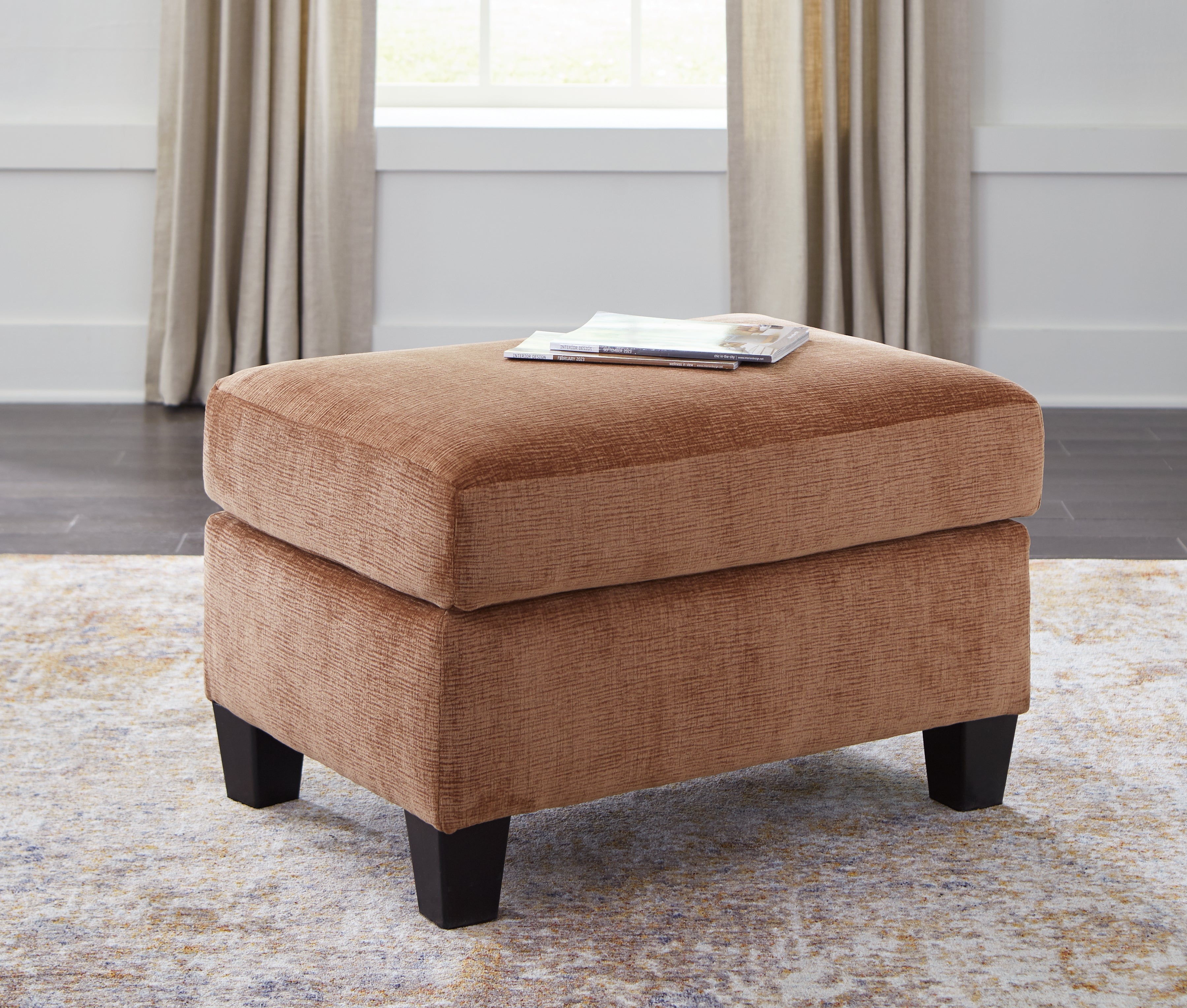 Best Furniture Outlet - Ashley Furniture - Amity Bay Living Room - Ottoman / Clay - 6720414