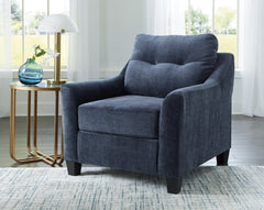 Best Furniture Outlet - Ashley Furniture - Amity Bay Living Room - Chair / Ink - 6720620