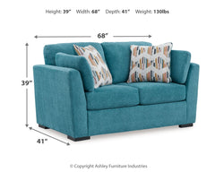 Keerwick Queen Sofa Sleeper, Loveseat and Ottoman