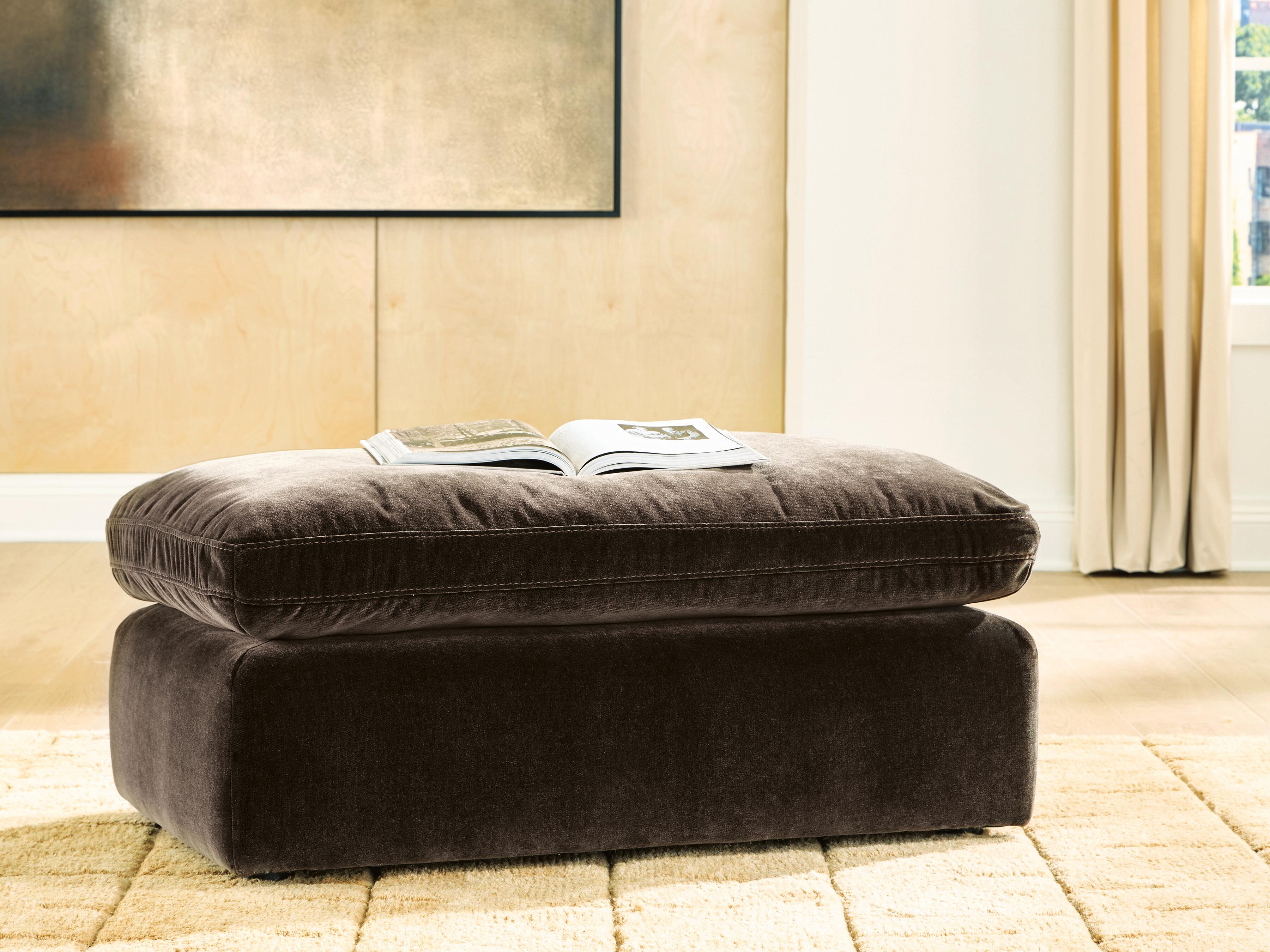 Best Furniture Outlet - Ashley Furniture - Maxton Heights Living Room - Ottoman / Bittersweet - 6780714