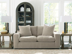 Best Furniture Outlet - Ashley Furniture - Maxton Heights Living Room - Loveseat / Pebble - 6780835
