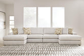 Best Furniture Outlet - Ashley Furniture - Kestrie 4-Piece Double Chaise Sectional - 4-Piece Double Chaise Sectional - PC68706S9