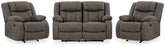 Best Furniture Outlet - Ashley Furniture - First Base Reclining Loveseat and 2 Recliners - Reclining Loveseat and 2 Recliners - 68804U3