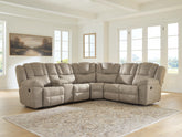 Best Furniture Outlet - Ashley Furniture - Pearce-Pike Sectional - 3-Piece Reclining Sectional with Console - PC69205S1