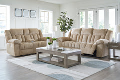 Tip-Off Power Reclining Sofa and Loveseat
