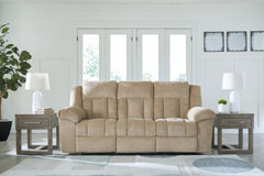 Best Furniture Outlet - Ashley Furniture - Tip-Off Living Room - PWR REC Sofa with ADJ Headrest / Wheat - 6930515