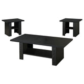 Best Furniture Outlet - Coaster - Rodez 3-piece Engineered Wood Coffee Table Set Black Oak - 700345