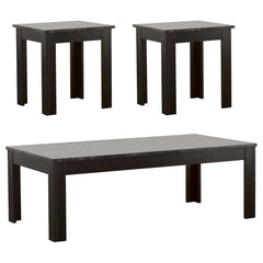 Best Furniture Outlet - Coaster - Rhodes 3-piece Faux Marble Top Coffee Table Set Grey - 700375