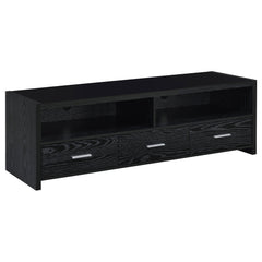 Best Furniture Outlet - Coaster - Alton 3-drawer Engineered Wood 62-inch TV Stand Black Oak - 700645