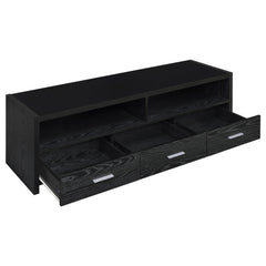 Alton 3-drawer Engineered Wood 62-inch TV Stand Black Oak